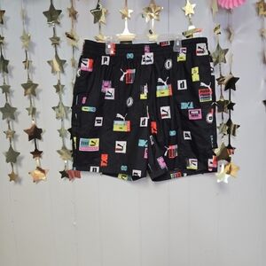 PUMA Brand LOVE Printed Men's Shorts Size XXL 533669-01 swim Trunks